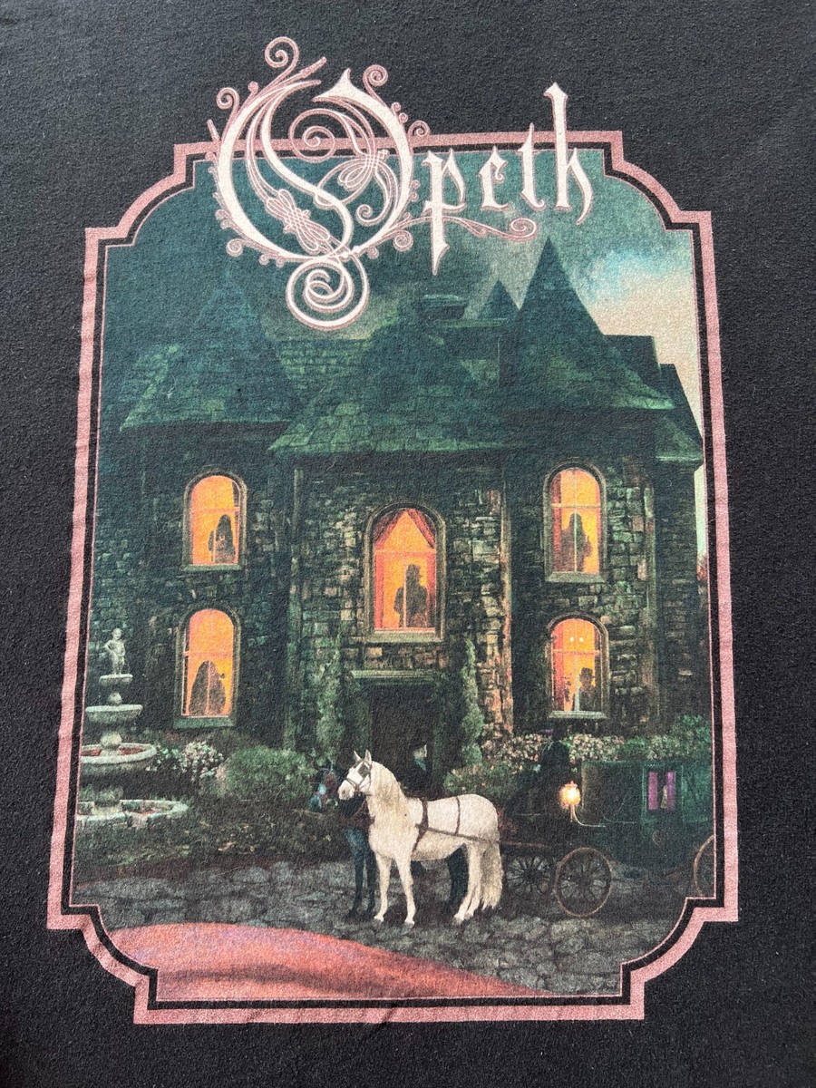 Opeth Band T-Shirt - Horse In Cauda Venenum Logo Back Print, Official Men's Black Tee - View #10