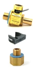 Fumoto F106N Oil Drain w/ ADP-HOG M14-1.5 F to 5/8"-18 UNF M Adapter for Harley