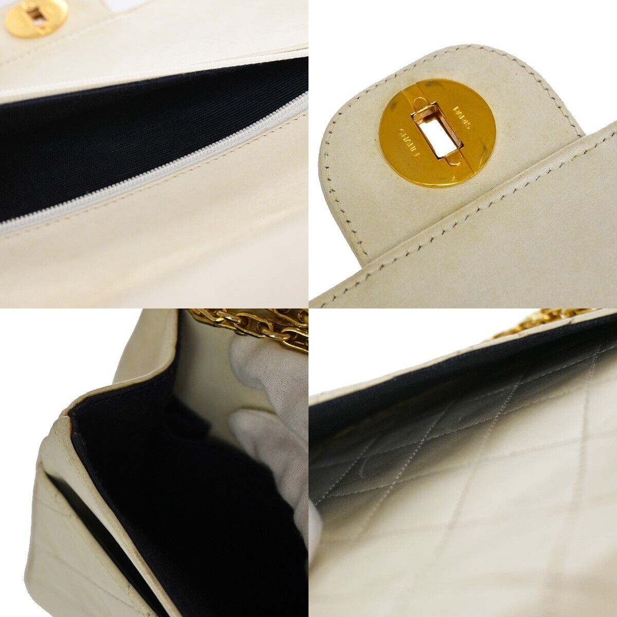 CHANEL CC Matelasse 25 Double Flap Chain Shoulder Bag CHANEL CC Matelasse 25 Double Flap Chain Shoulder Bag