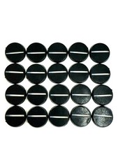 Lot Of 20 25mm Round Slot Bases For Warhammer 40k  AoS Games Workshop Bitz