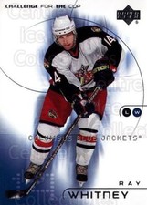 2001-02 UD Challenge for the Cup #22 Ray Whitney