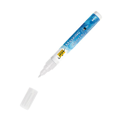 KREUL SOLO Goya Masking Marker fein Stärke 1-2mm präzise mit Rundspitze Aquarell