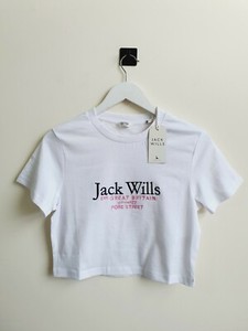 Jack Wills Eccleston White Embroidered 