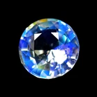 2.40Ct Round _ Amazing Top Grade Untreated Faceted Rainbow Moonstone