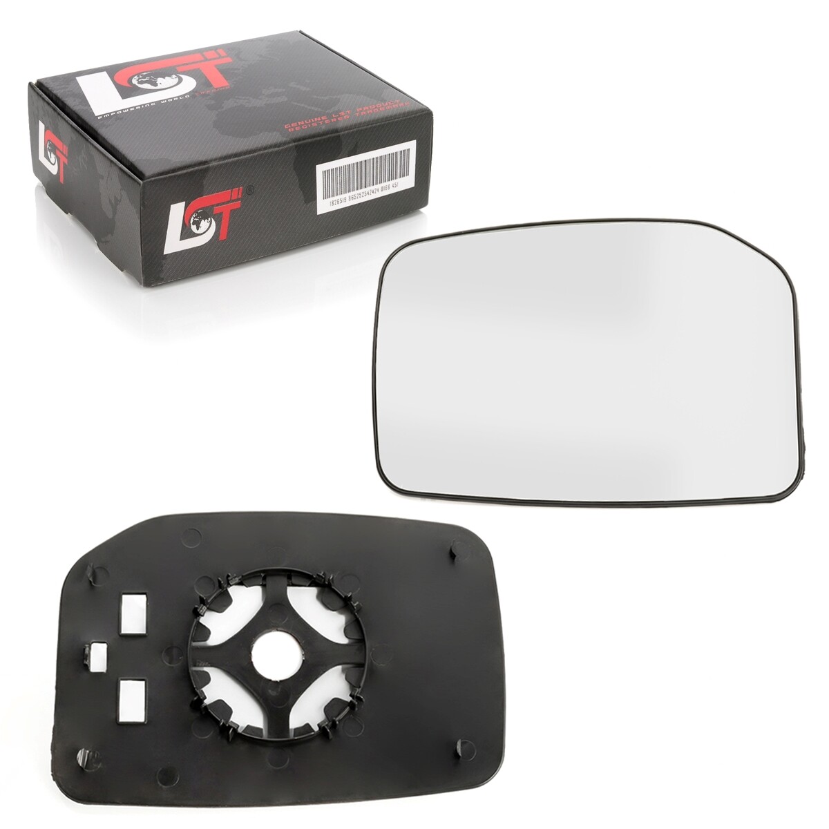 Convex Left Side Mirror Glass For FORD TRANSIT 2000-2014