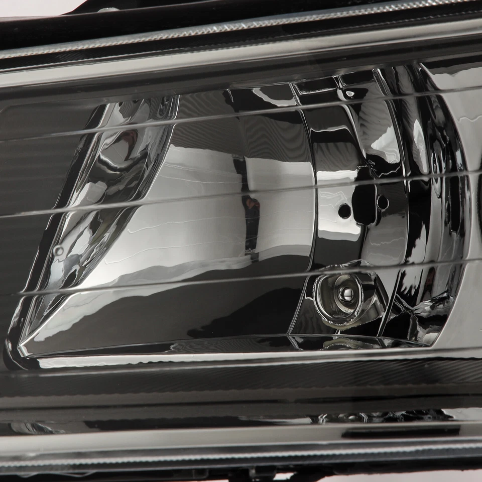 For 2006-2008 Hyundai Sonata Clear Lens Black Headlights Replacement Pair - Imagem 4 de 4