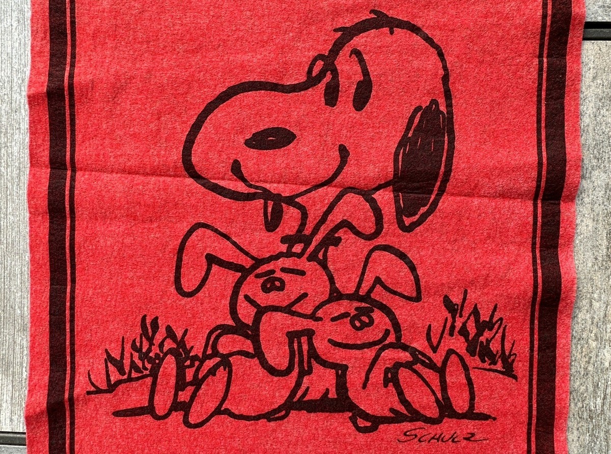 60s Vintage peanuts banner 【SNOOPY】