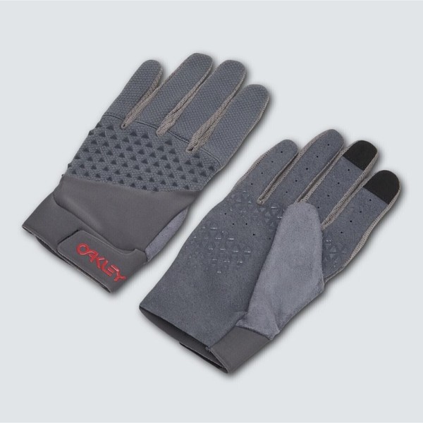 Oakley Drop In MTB Handschuhe Uniform Grau Fahrrad MTB Neu S M L XL-image