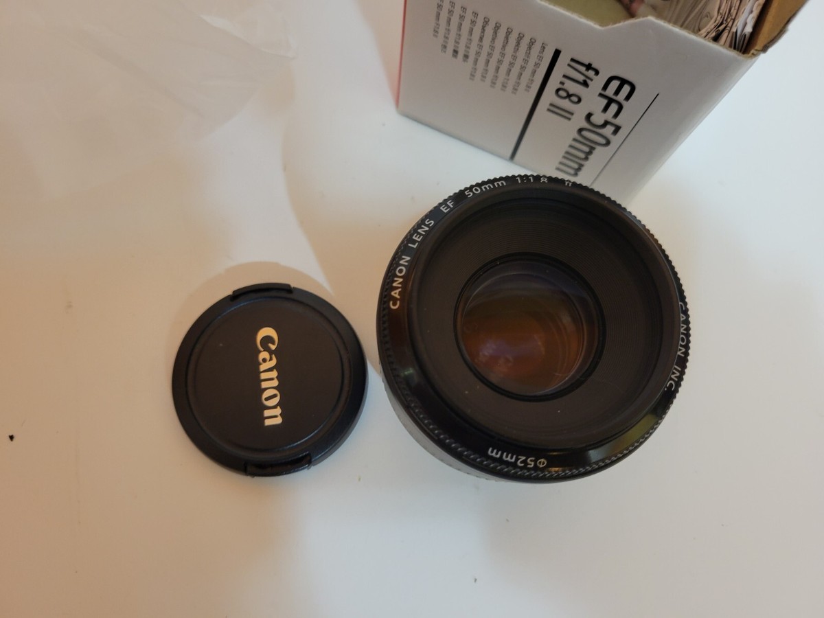 Canon EF 50mm f/1.8 II AF Prime Lens SLR Camera 718174984698| eBay