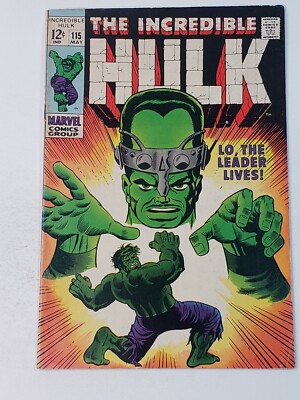 Incredible Hulk 115 iconic Leader cover Stan Lee Herb Trimpe