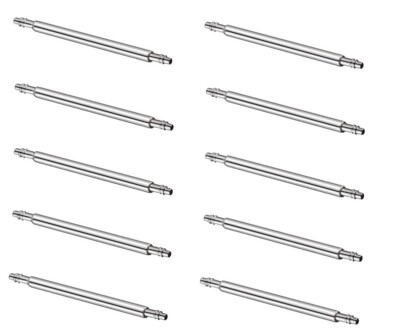 10x Federstege Uhrenstifte Edelstahl Federstifte für Uhrenarmband