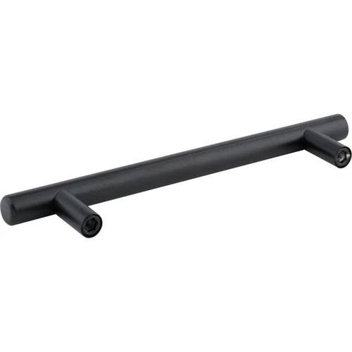 One 6-7/8" Black Stainless Steel Kitchen Cabinet Pull Commercial Office Pulls - Picture 3 of 4
