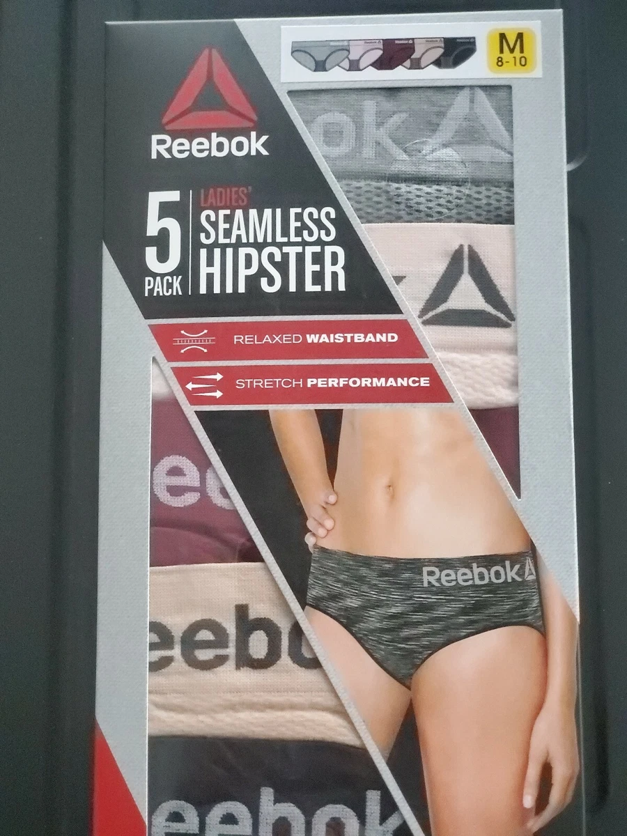 Reebok Women's Underwear - Seamless Hipster Briefs 10 Pack