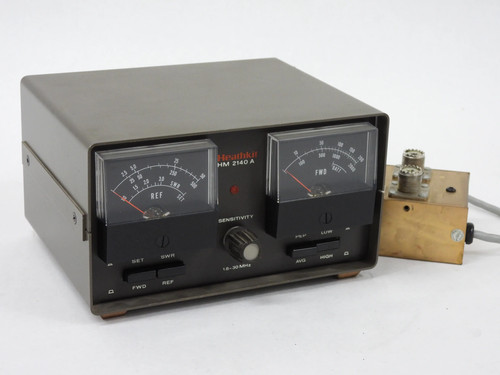 Heathkit HM-2140A Ham Radio SWR Power Meter (works well)