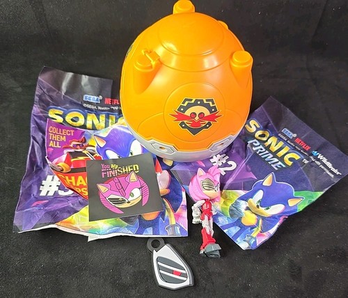 2024 Sonic The Hedgehog Prime Netflix Chaos Capsule AMY - Picture 1 of 6