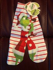 Dr Seuss' The Grinch Sleepwear Novelty Socks Grinch  Max Shoe Size 4-10 New
