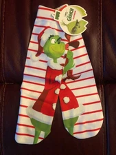 Dr Seuss' The Grinch Sleepwear Novelty Socks Grinch & Max Shoe Size 4-10 New