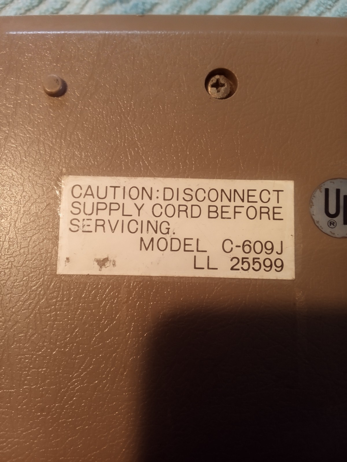 Vintage Zenith Tape player /  Recorder,  Model , C-609 J ,