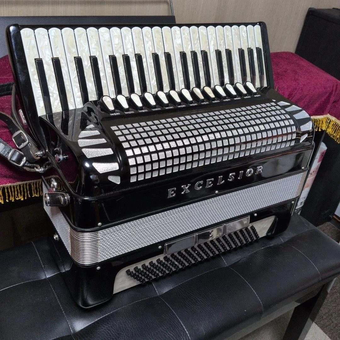 Excelsior Accordions with 120 Bass Keys and 41 Treble Keys for