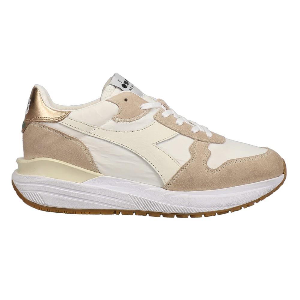 ライブ写真「10」 diadora Venus Dirty Lace Up Womens Off White Sneakers Casual Shoes