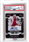 Mike Trout 2009 Donruss Elite Extra Edition-Autograph Rookie #57 /495 PSA 8.5