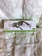 XG89 AI Wireless Smart Glasses Bluetooth 6.0 Audio Sunglasses Headphones Black