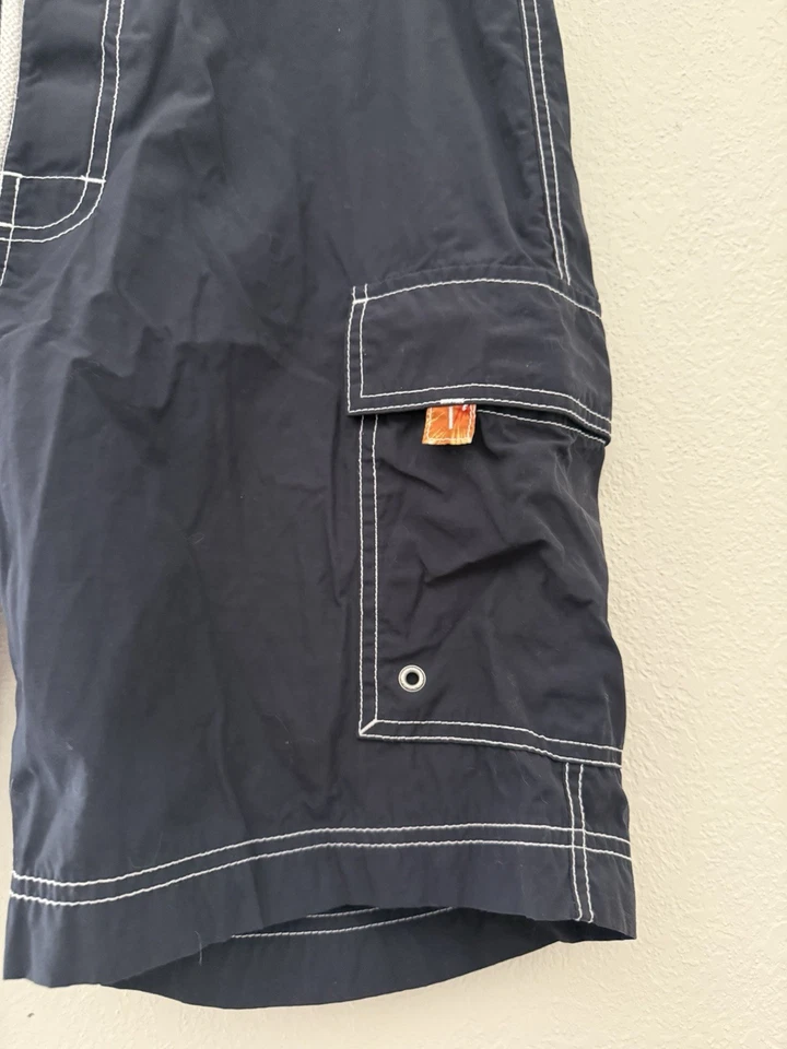 Pantalones cortos de tabla Banana Republic para hombre azules con acento hawaiano con cordón | Talla 31 Foto 2 de 4