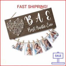 Aunt Gifts Christmas Gifts for Aunt from Niece Nephew, Auntie Picture Frame Best