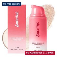 Color Changing Foundation for Mature Skin, Foundation Makeup, Auto Adjusting Ton