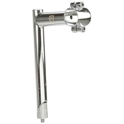 Quill Stem - 31.8mm Clamp, 22.2-24tpi Quill, 100mm, Chrome ST-0024-100