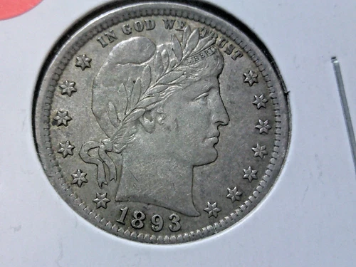 1893-P Barber Quarter