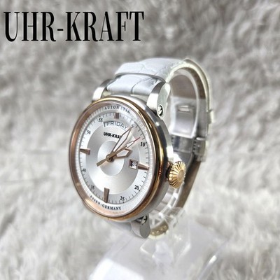 UHR-KRAFT Limited Edition Automatic Watch White Strap Swiss Movement From Japan