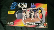 Star Wars - Power Of The Force POTF Detention Block Rescue Playset - NEW MIB