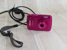 Nikon Coolpix S01 Mini Ultra Compact Digital Camera Pink 10.1 MP - Rare 