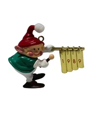Hallmark Ornament: 1989 Hark! It's Herald, QX4555, Non-Mint Box