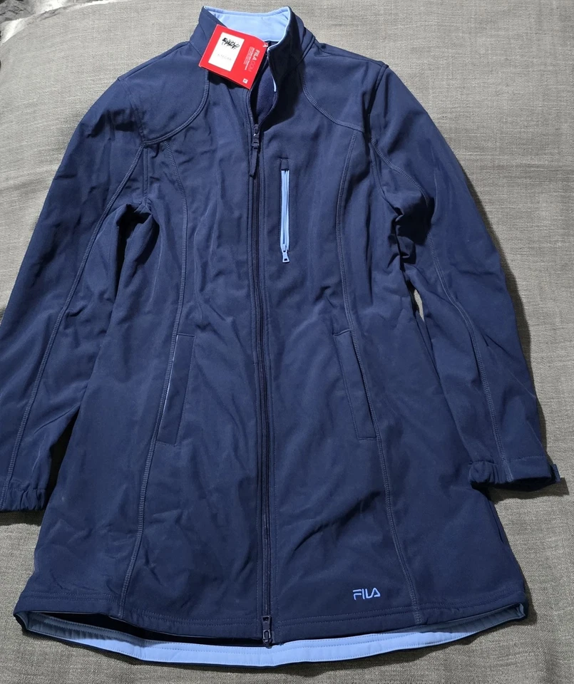 FILA Women's Venture Long Bonded Full Zip Jacket Coat, Large NWT - Image 2 of 4