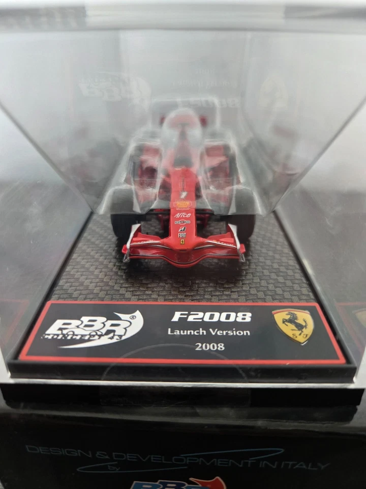 BBR FERRARI F2008 LAUNCH EDITION  1/43 LIMITED 249pcs - Image 3 of 4