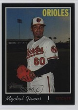 2019 Topps Heritage High Number Chrome Black Refractor 47/70 Mychal Givens 0u2l