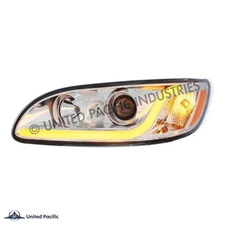 07-18 Peterbilt 382/384/386/387 Chrome Projection Driver Side Headlight 31252