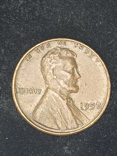 1957-P Lincoln Wheat Cent — photo from another recent sale