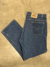 Vintage Orange Tab Levi's 505 Men's Jeans Size 40X30 Blue Denim Made In USA