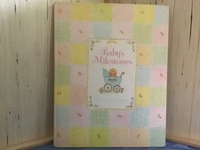 VTG Baby's Milestones Birth to Seven Years by C.R Gibson Co. 1977 NOS