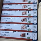 6 -Lithonia Lighting Contractor Select Integrated LED White Exit Sign EXRG M6