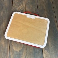 IKEA Mala Portable Red Drawing Case w/Zip Pockets Children Artists ST 