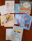 Set of Six Beautifully Illustrated Greeting Cards with Envelopes, five designs — photo 1