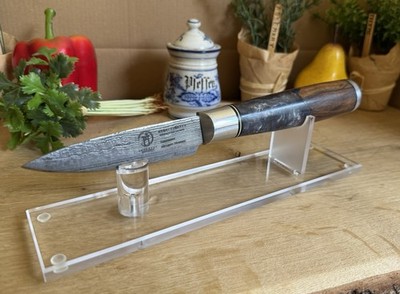 Handgefertigtes Damast Kochmesser 26,5/11 cm  256 Lagen  Sehr Scharf  Holzgriff