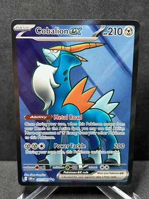 Pokemon Cobalion ex Chaos Rising 103/086 Ultra Rare Holo Near Mint