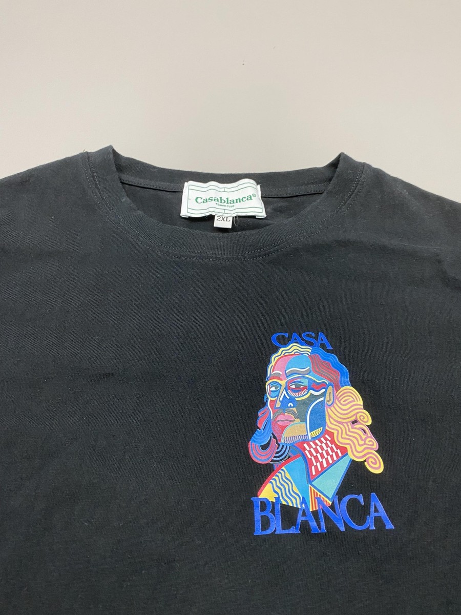 Casablanca Shirt Mens 2XL Black Casa Blanca Portrait Graphic Tee