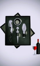 Set di Accessori da Vino, Set di Cavatappi per Vino, Set Apribottiglie,...