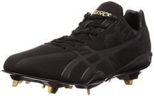 Botines de béisbol Asics unisex para adultos Speed Axcel SM P de metal zapatos negros